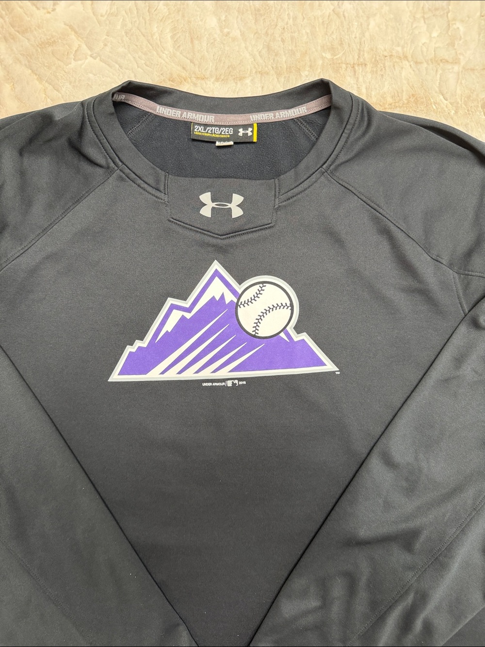 Under Armour Black Pullover Colorado Rockies